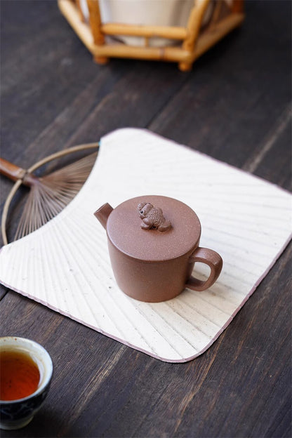 140cc chinese Yixing Handmade Zisha teapot Duan ni JinChan Gongfu HU Tea Pot