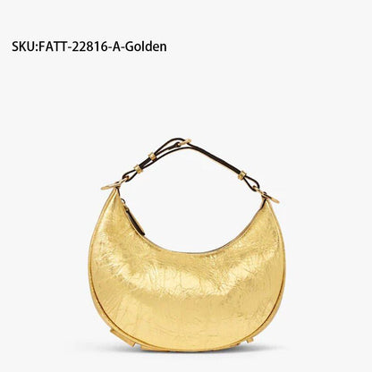 Luxury Moon Letter Tote Clutch Handbags Shoulder Lady Crossbody Bag Half Circle