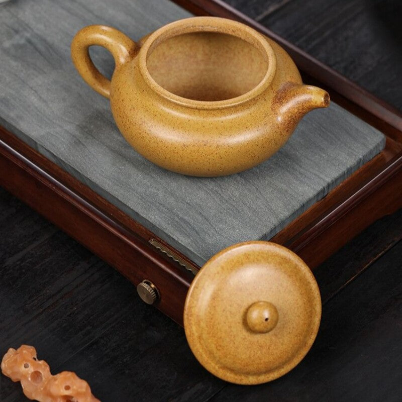 Original Ore Real Yixing Zisha Duan Clay Tea Pot Dragon Carved Antique Style Pot