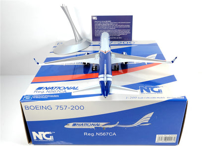 1:200 NG Model NATTONAL B757-200 Passenger Airplane Diecast Aircraft Model