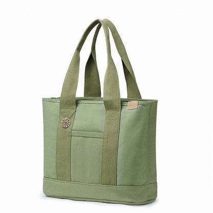 Canvas Bag Handbag Ladies Shopping Bag Wallet Purse Pouch Polyester Shoulder Bag