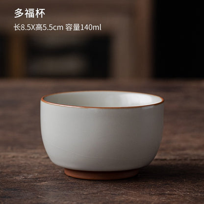 1pc Ru Kiln Master Cup Single Cup Dedicated Ceramic Tea Cup