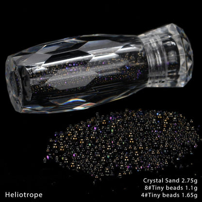 Nail Art Glitter Micro Crystal Pixie 3D Tiny Beads DIY Manicure Rhinestone Decor