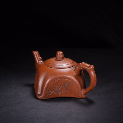 Chinese Yixing Zisha Clay Handmade Exquisite Teapot （梅兰竹菊 底款：王南林）