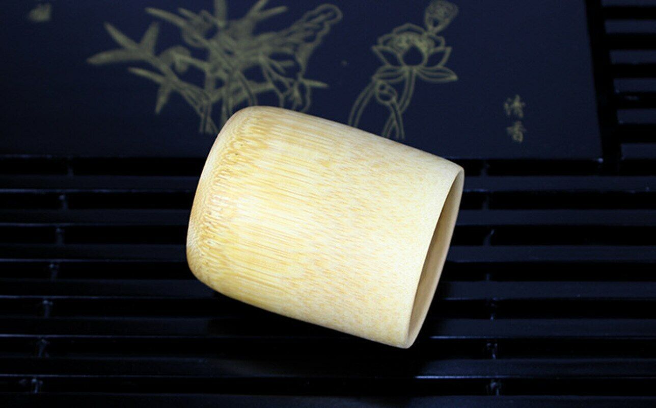 Natural Pure Bamboo Tea Cups Handmade Water Cup Tea Set Cups Insulated Drinkware
