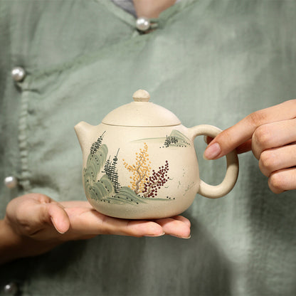 yixing zisha teapot with certificate paper marked dragon egg shape real Tea pot