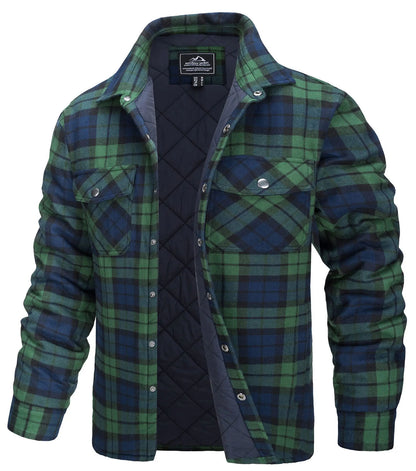 Jackets Mens Shirt Jacket Multi-Pockets Outwear Hiking Coats Tops