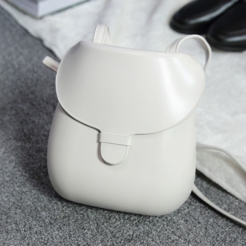 Vintage Messenger Bag Shoulder Purse Synthetic Leather Crossbody Bag 17*16*3 CM