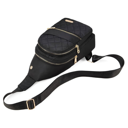 Fashion Womens Chest Pack Casual Shoulder Bag Crossbody Sling Small Back Pack US