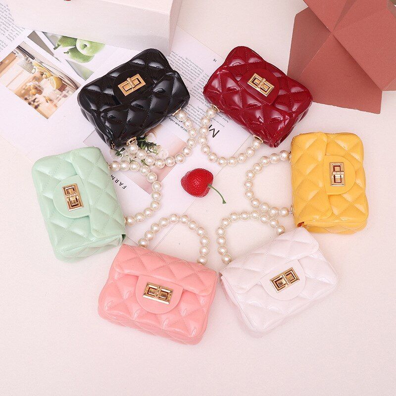 Handbag Synthetic Leather Small Shoulder Bags Cosmetic Little Square Chain Purse