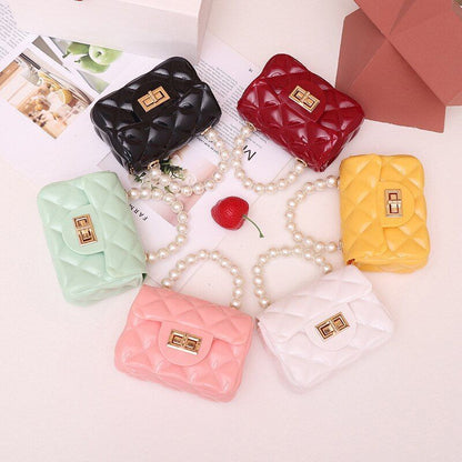 Handbag Synthetic Leather Small Shoulder Bags Cosmetic Little Square Chain Purse