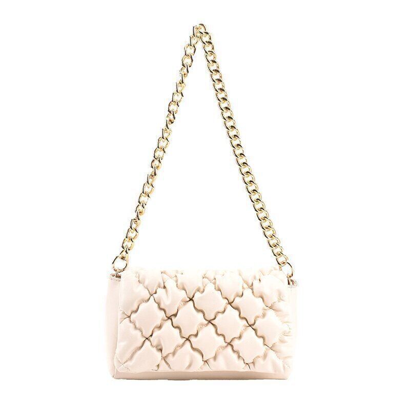 2022 Shoulder Bags Woman Leather Brand Handbag Gold Woman Shoulder Bag