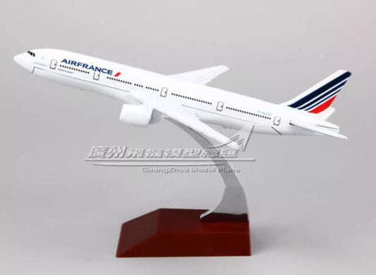 16CM AIR FRANCE Boeing 777 Passenger Airplane Diecast Plane Metal Aircraft Model