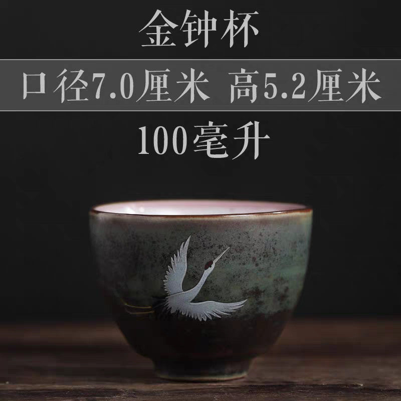1pc Ceramic Cup Porcelain Personal Single Pottery Tea Cups Tea Set