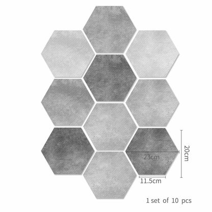 Floor Wall Stickers Tile Anti-Slip Self-Adhesive Waterproof Bathroom Kitchen PVC