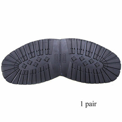 Men Shoe Soles Thick Non-Slip DIY Replacement Repair Rubber Outsoles 18.2x12.2cm