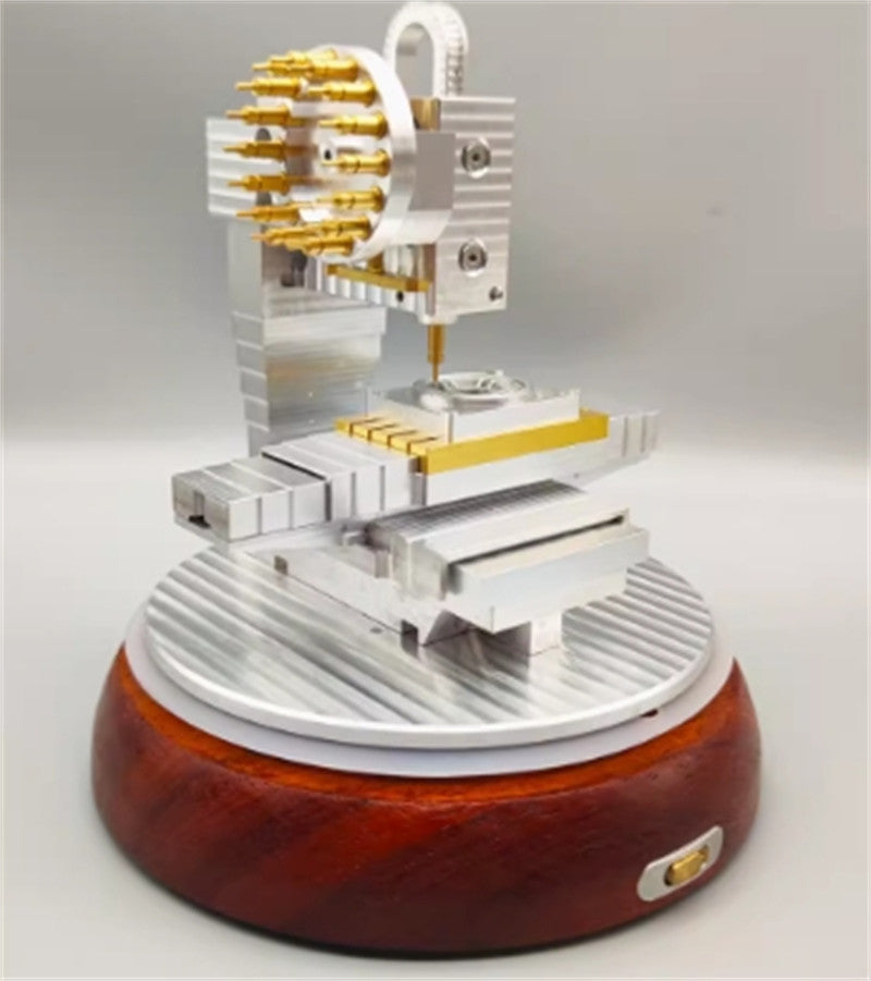 Mini Milling Machine Model Simulation Mechanical Milling Machine Crafts Model