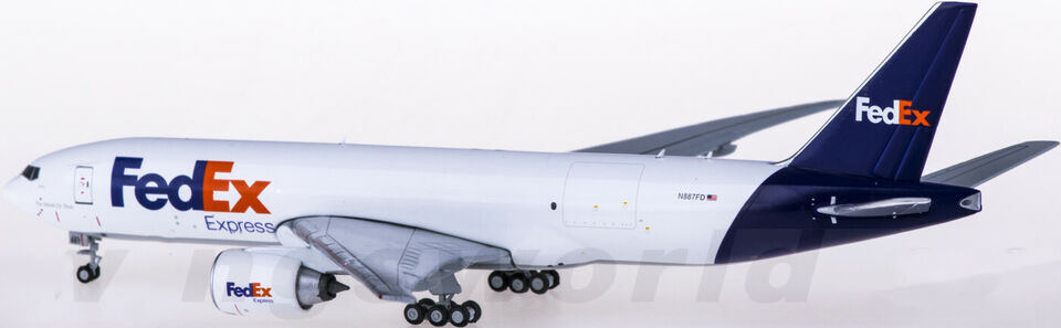 1:400 GeminiJets FedEx Express BOEING 777-200LRF Airfreighter Diecast Model
