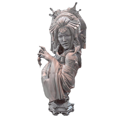 70mm resin bust figure model Bust of Spider Demon Concube 3D print unassembled