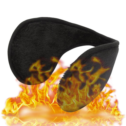 2xEar Muffs Winter Ear Warmers Fleece Earwarmer Mens Womens Behind the Head Band