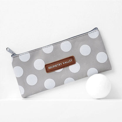 Plaid Travel Cosmetic Makeup Bag Zipper Small Toiletry Beauty Organizer 19.7*9cm