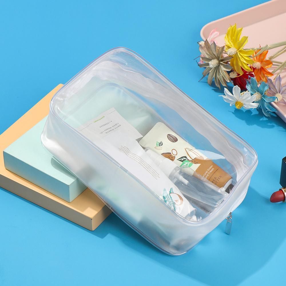 Transparent Storage Case Make Up Pouch Travel Bag Organizer Cosmetic Holder Case