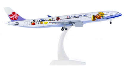 1:200 32CM Hogan CHINA AIRLINE AIRBUS A330-300 Passenger Plane ABS Plastic Model