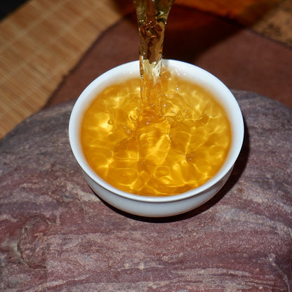 357G Yunnan Tea Tree King 2019 Brown Pu'er Tea Raw Tea Cake Fragrant Tea -