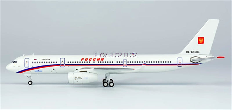 NG Models Russia State Transport Company for Tupolev TU-214 RA-64506 1:400 Model