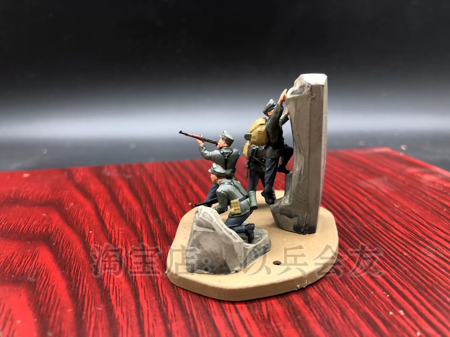 1/72 German Mountain Infantry Finished Product handprinted soilder Model