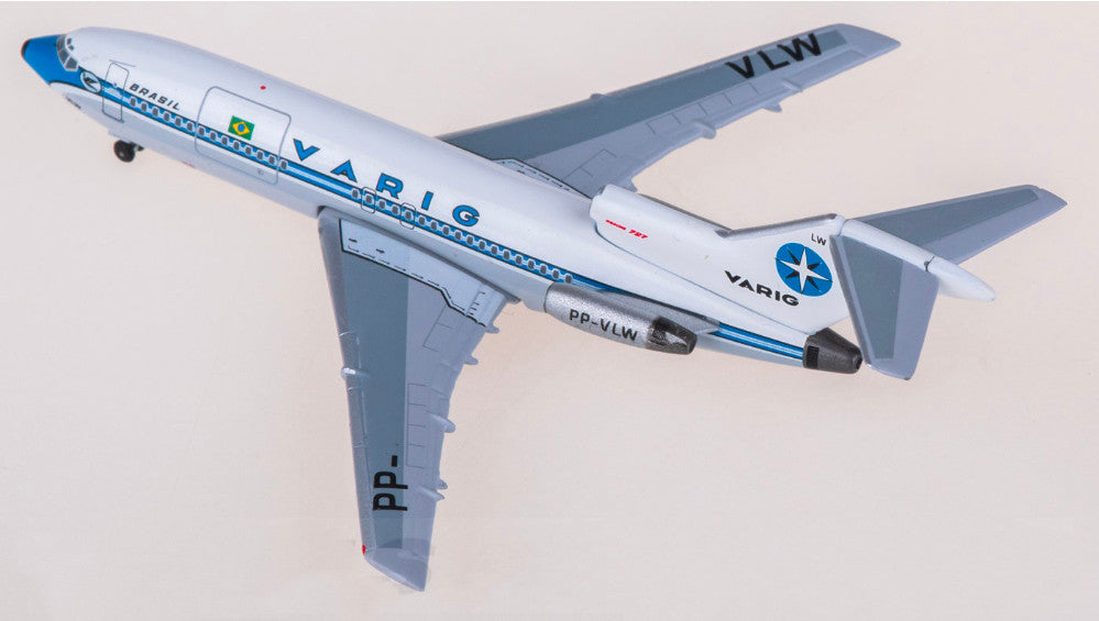 1:400 AeroClassics VARIG Boeing 727-100 Passenger Airplane Diecast Model
