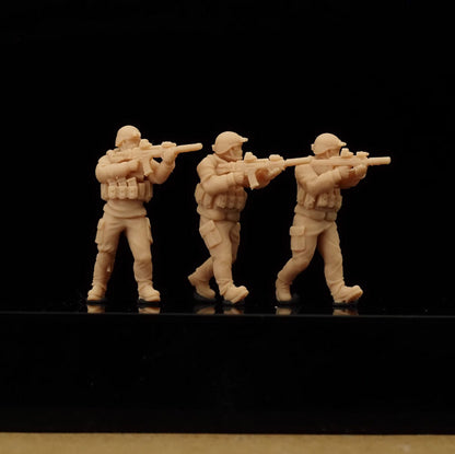 Modern Mercenary PMC Team of 6 Soldiers 1/72/48/35/87/100/144