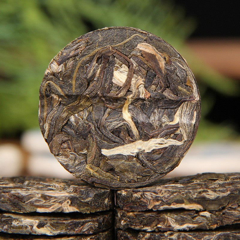 500g Iceland Raw Tea Yunnan Pu'er Tea Bulk Portable Mini Tea Cake