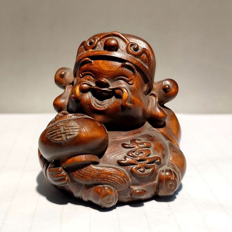 buddha home decor living room sculptures wood carved figures gift wooden statue