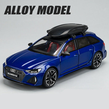 1:24 Audi RS6 Avant Station Wagon Diecast Model Car Toy Vehicle Collection Gift