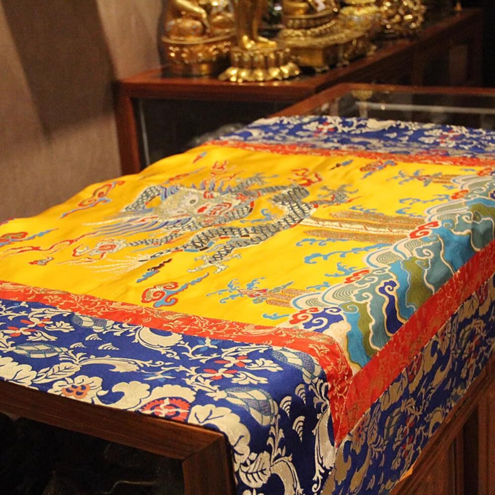 120cm Handmade Tibetan Home Buddhist Altar Cloth Buddha Table Cover Temple Decor
