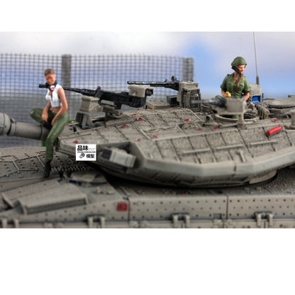 1/72 Israeli Female Tank Crew 2-Persons Finished Model For 88MODEL Merkava