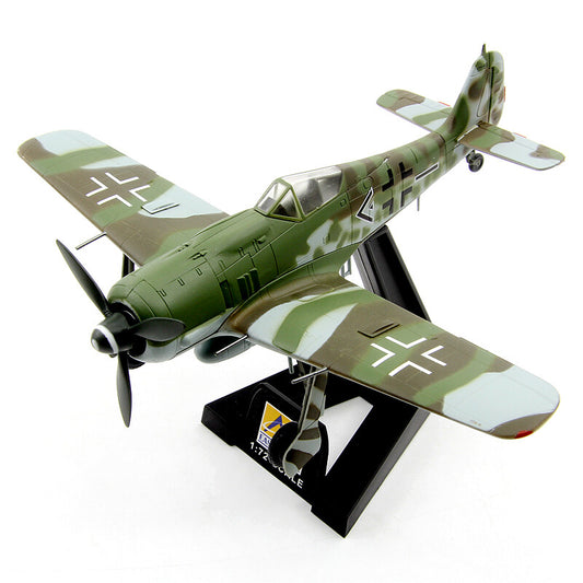 1/72 German Air Force FW190A-8 Fighter Kalkonier Aircraft Model