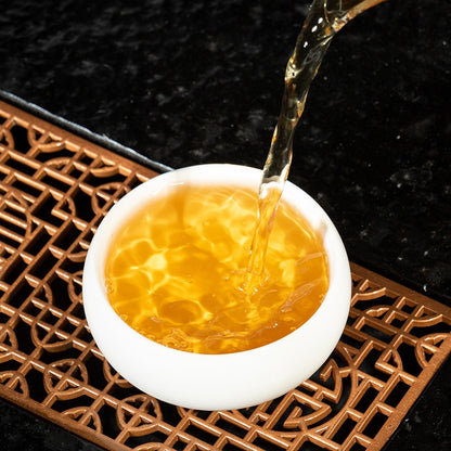 357G Yunnan Pu'er Tea Old Banzhang Raw Tea Cake Ancient Tree Qizi Cake Tea -