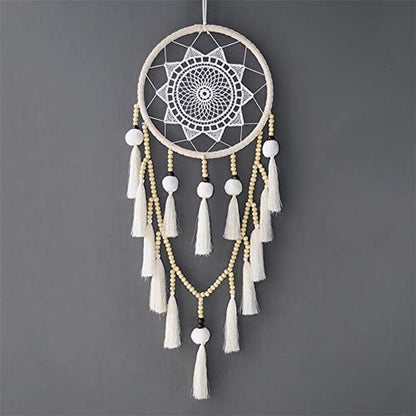 Handmade Woven Macrame Dream Catchers for Bedroom Boho Wall Hanging Home Decor
