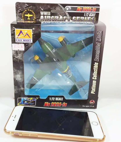 WW2 German Me 262 A-1a Schwalbe jet fighter plane aircraft assembled Easy model
