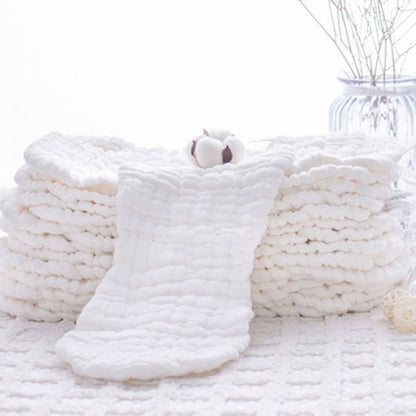 10x Pure Cotton Reusable Baby Cloth 12 Layer Diaper Nappy Liners Insert Soft New
