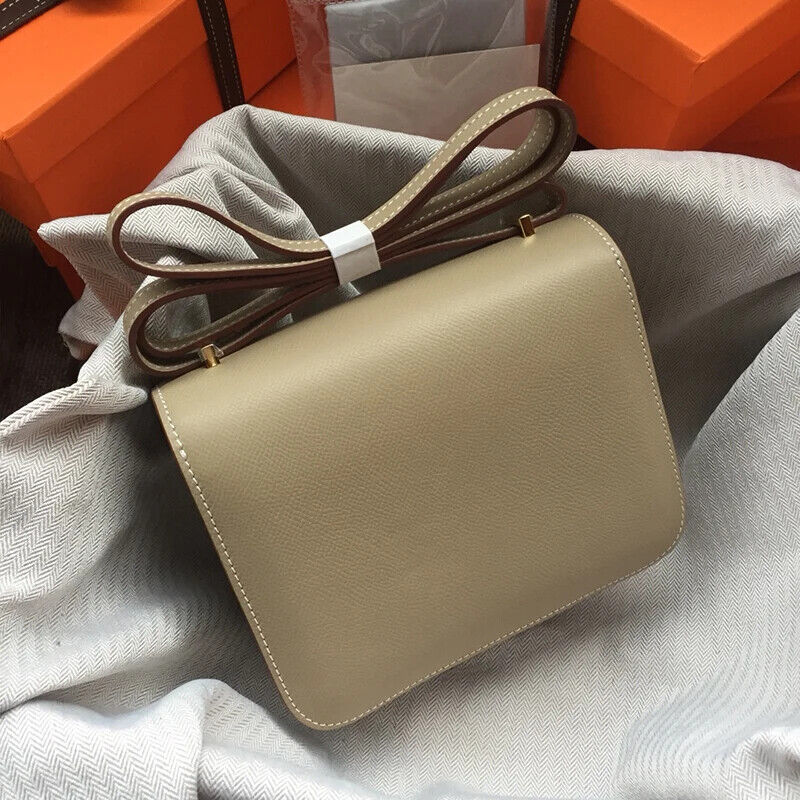 Genuine Leather Bag Women's Top Shoulder Bag Crossbody Square Bag