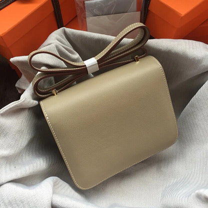 Genuine Leather Bag Women's Top Shoulder Bag Crossbody Square Bag