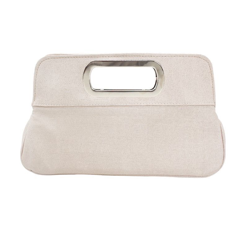 Lady Clutch Bag Popular Dumpling Shape Canvas Evening Bags 25*5*18CM 1 PC Purse