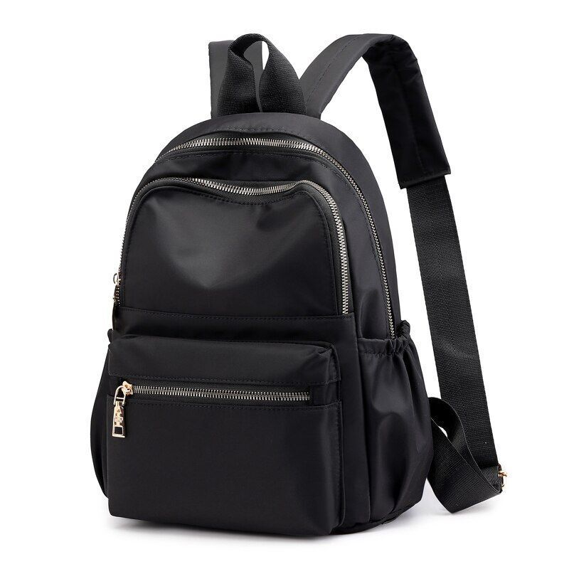 Casual Oxford Women Backpack Black Waterproof Nylon School Bags Fashion Travel