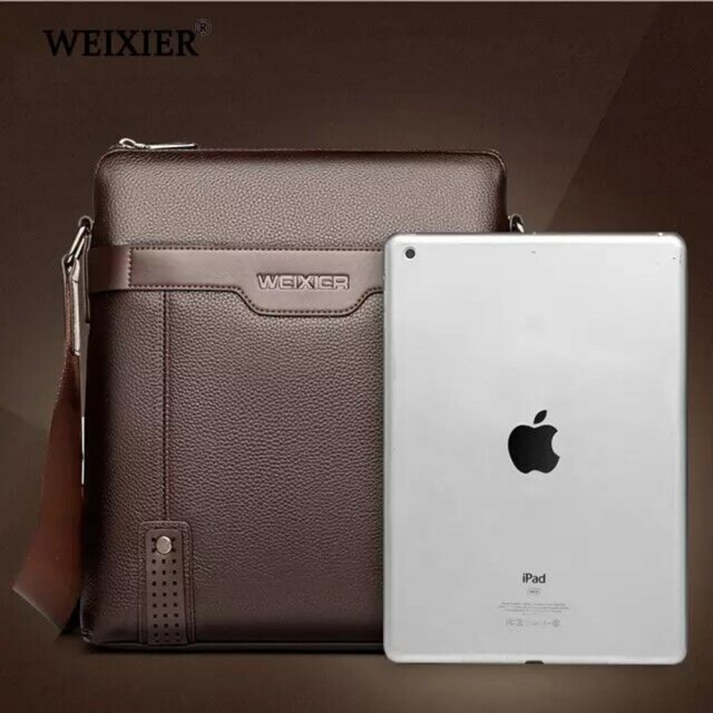 Leather pu Men Crossbody Handbag Messenger Fashion Business Mens Shoulder Bag