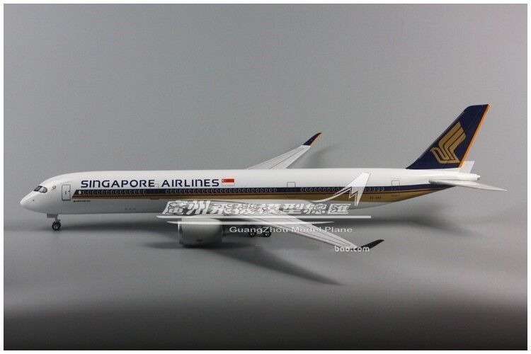 47CM 1:140 SINGAPORE AIRLINES AIRBUS A350 Airplane Landing Gear Resin Model