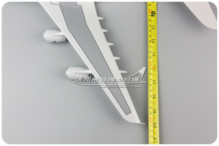 1:160 46CM AIRBUS A380 Passenger Airplane Landing Gear Resin Aircraft Model