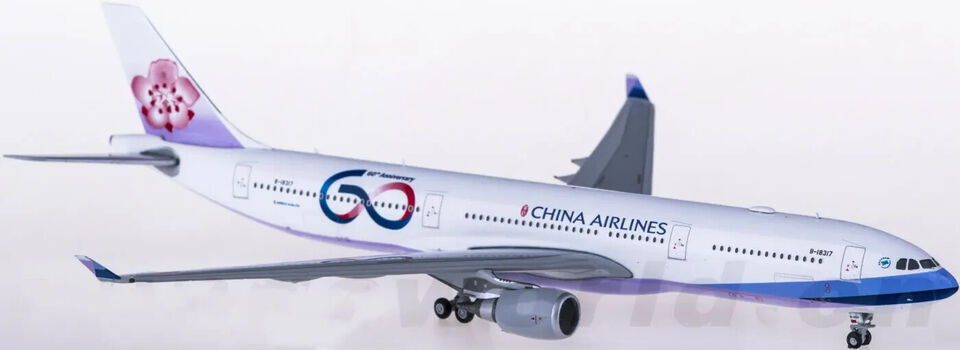 1:400 JC Wings CHINA AIRLINES AIRBUS A330-300 Passenger Airplane Diecast Model